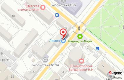 Магазин фруктов Лимон на Октябрьской улице на карте
