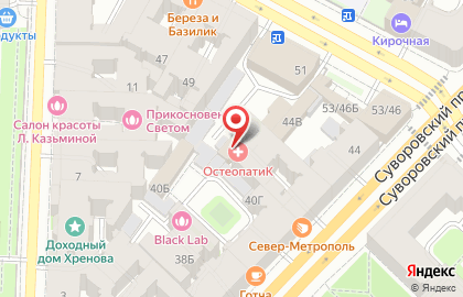 Центр остеопатии и реабилитации ОстеопатиК на карте