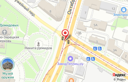 Интернет-магазин хрусталя Gus-Hrustal.ru на Октябрьской улице на карте