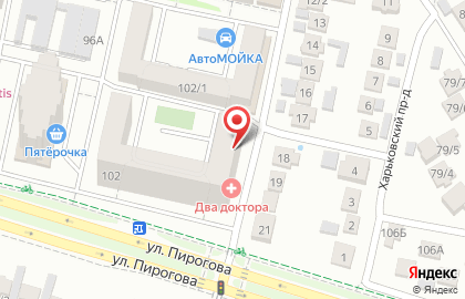 Строительная компания ТехноЦентр на улице Пирогова на карте