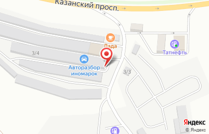 Лада-2 в Набережных Челнах на карте