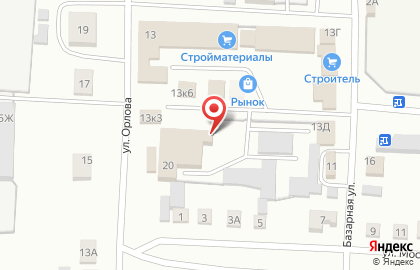 Торгово-монтажная компания Кровельщик на Базарной улице на карте