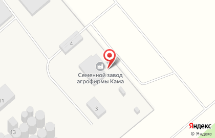 Семенной завод Кама на карте