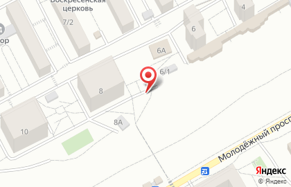 Березовский на Молодёжном проспекте на карте