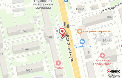Автомат по продаже воды Здравница в Октябрьском районе на карте