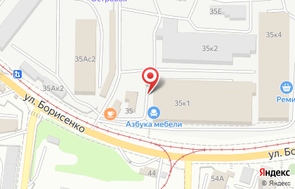 ОАО Банкомат, АКБ Приморье на улице Борисенко на карте