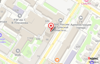 ИФНС, Межрайонная инспекция Федеральной налоговой службы России по крупнейшим налогоплательщикам Тульской области на карте