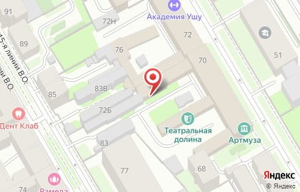 А1 в Василеостровском районе на карте