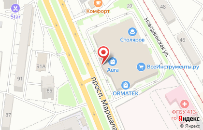 Магазин мебели Ангстрем на проспекте Жукова на карте