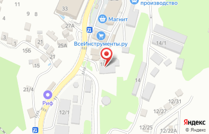 Магазин фруктов и овощей на ул. Яна Фабрициуса, 18 на карте