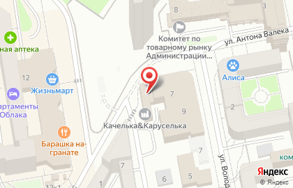 Адвокатские кабинеты Кантеева Д.В. и Селиной В.Ю. на карте