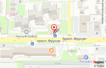 Продуктовый магазин Дина на проспекте Фрунзе на карте