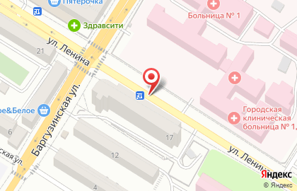 Анфас на улице Ленина на карте