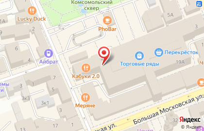 Пиццерия Пеперони на Большой Московской улице на карте
