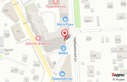 Туристическое агентство Слетать.ру на Набережной улице на карте