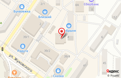Магазин Бонжур в Арсеньеве, на улице Островского на карте