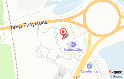 Шиномонтажная мастерская в Левобережном районе на карте