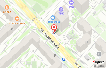 Продуктовый магазин в Красноярске на карте