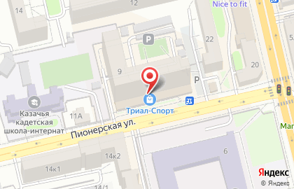 Компания сервисов для бизнеса и компаний АБТ на Пионерской улице на карте