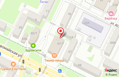 Кафе Восточное в Калининском районе на карте