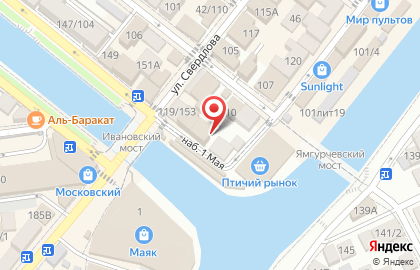 Адвокатский кабинет Никифоровой Л.В. в Астрахани на карте