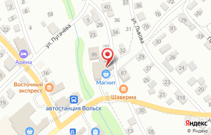Универсам Магнит на Октябрьской улице на карте