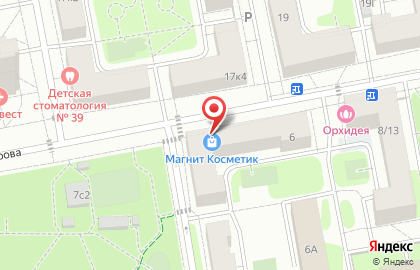 Супермаркет Магнит в Москве на карте