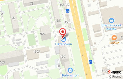 Супермаркет Пятёрочка на Восточной улице на карте
