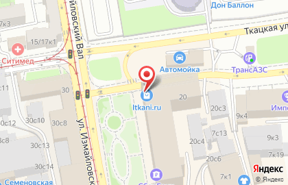 ТЦ Московские товары на улице Измайловский Вал на карте