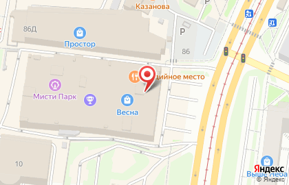 Банкомат Левобережный на улице Малахова на карте