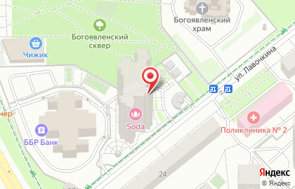 The King barbershop на улице Лавочкина на карте