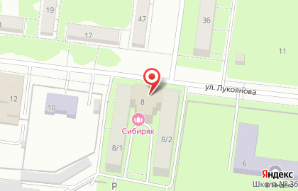 Супермаркет Пятёрочка в Свердловском районе на карте