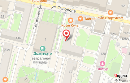 Торговая компания Центр Строительных Решений на улице Суворова на карте