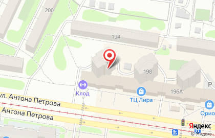 Студия красоты Твой Образ на улице Антона Петрова на карте