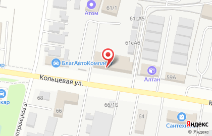 Магазин детских товаров СаНаТа на Кольцевой улице на карте