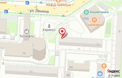 Банк ВТБ в Казани на карте
