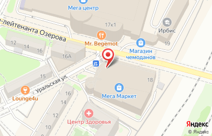 Магазин электротоваров в Калининграде на карте