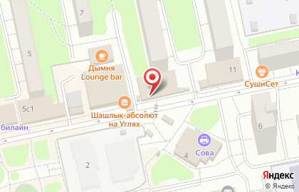 Магазин колбасных изделий Рублёвский на улице Фадеева в Балашихе на карте