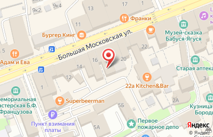 Сервисный центр IHelp на Большой Московской улице на карте