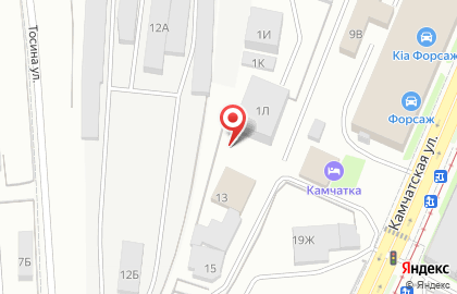 Форус на Камчатской улице на карте