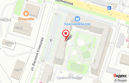 Арена виртуальной реальности WARPOINT в Калининском районе на карте
