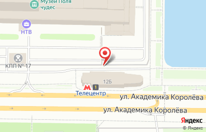Станция монорельса Телецентр на карте
