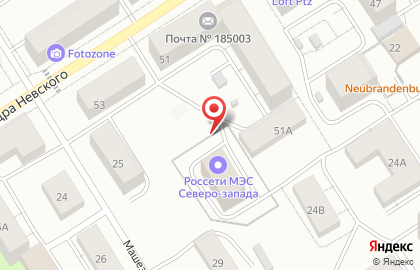 Карельское предприятие магистральных электрических сетей на карте