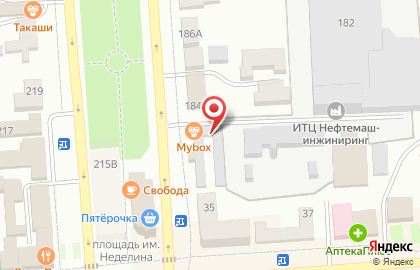 Кафе быстрого питания Mybox на карте
