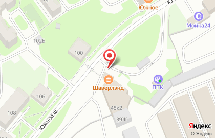 Кафе Еврик в Московском районе на карте