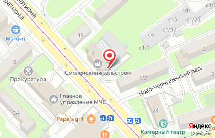 Студия иностранных языков English room на улице Багратиона на карте
