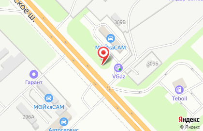 АГЗС GPower на Московском шоссе на карте