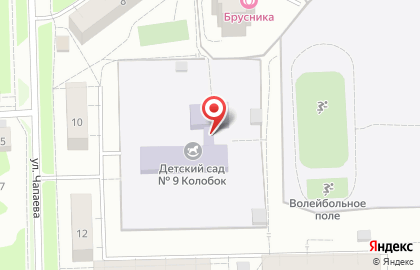 Детский сад №9, Колобок, комбинированного вида на карте