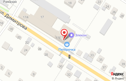Супермаркет Пятёрочка в Чкаловском районе на карте