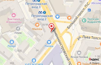 Магазин befree в Санкт-Петербурге на карте